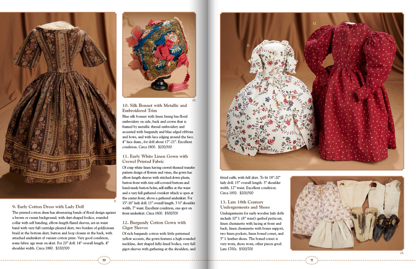 "Worn Well: Antique Doll Costumes, 1825-1925" Auction - Sunday, April 7, 2024